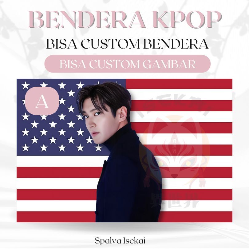 Bendera AMERIKA KPOP SIWON SUPER JUNIOR SUJU / POSTER KPOP / BENDERA KPOP Choi Siwon / KPOP Tapestry