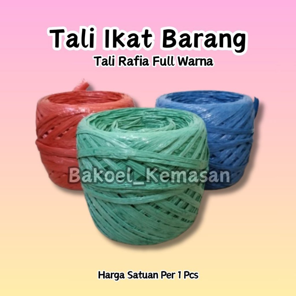 

Tali Rafia (Gulung Nanas) 700 Gr / Tali Ravia 7 Ons