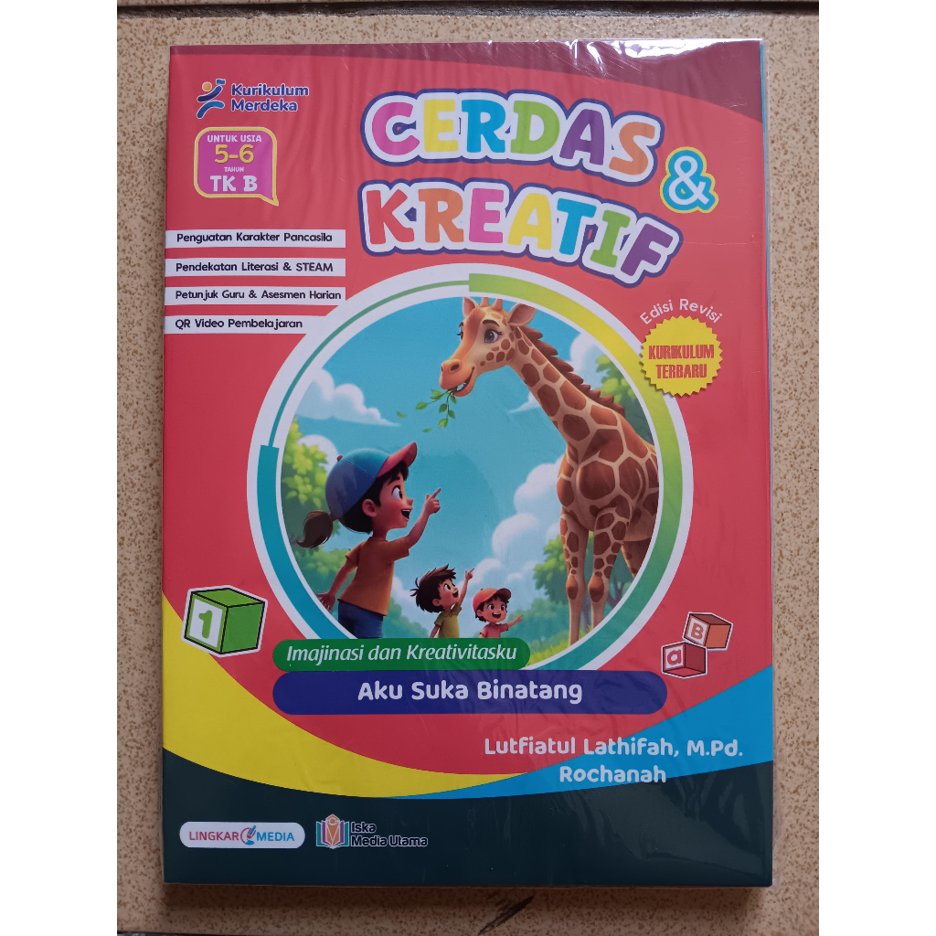 (SET 8 Buku) Buku Paket Tematik Paud Tk A/tk B Busy Book Lks Tk