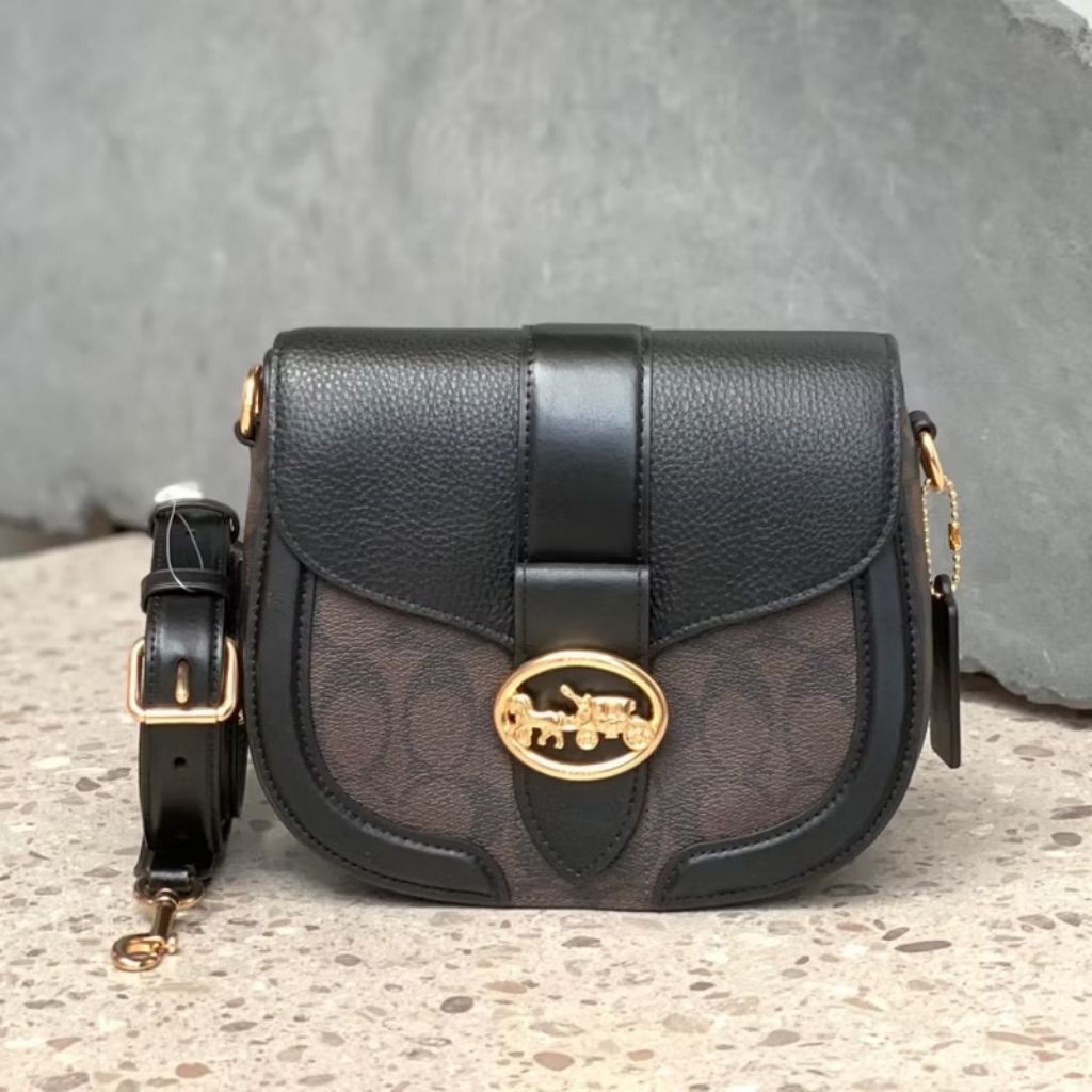 Coach Georgie Saddle Sling Bag