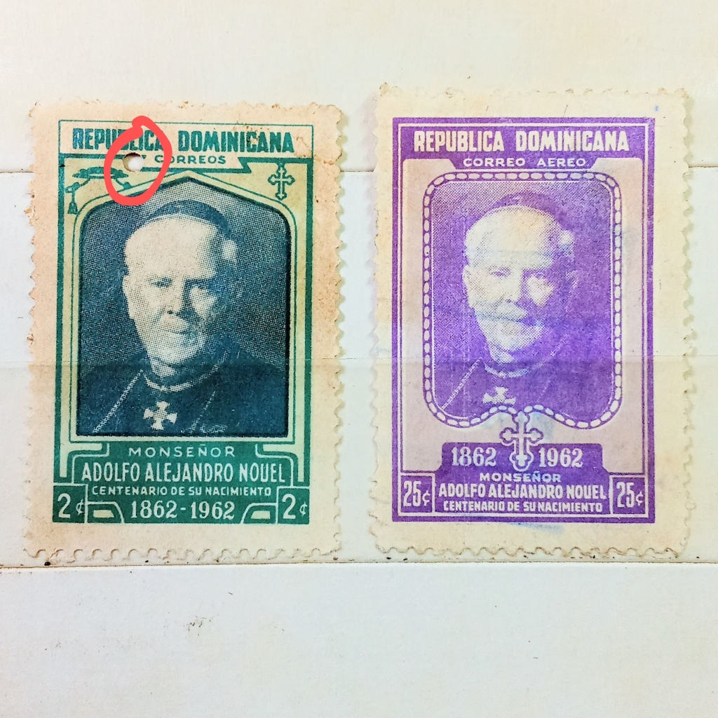 

Prangko Koleksi Filateli Republik Dominika 1962 Centenary of The Birth of Monsignor Adolfo Alejandro Nouel