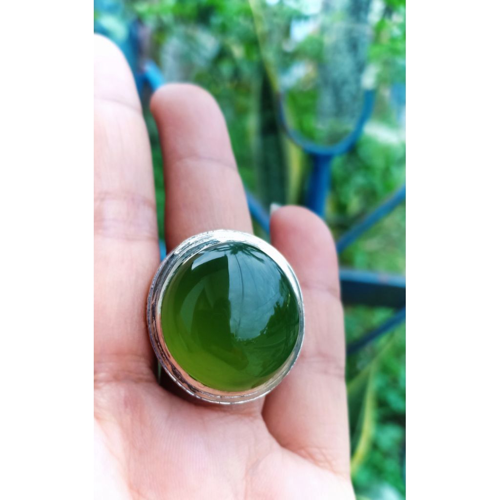 Batu akik/batu akik natural serpentine/batu akik serpentine ijo botol