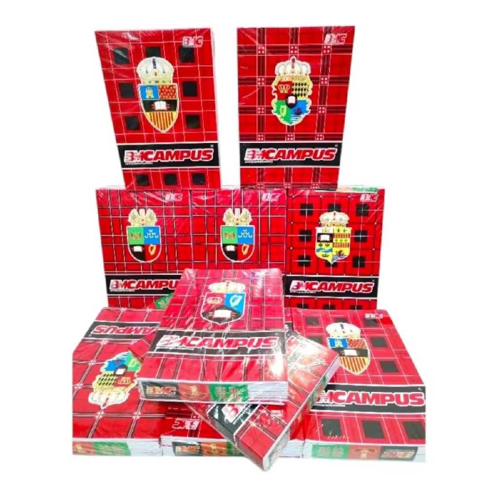 

Buku tulis BMC campus isi 36lembar (1 pak isi 10 buku)