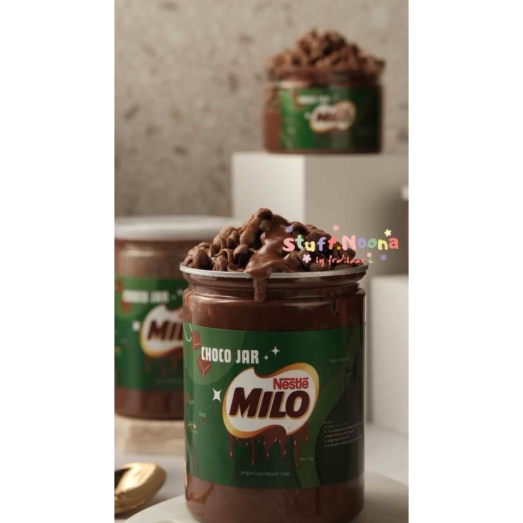 

Milow Choco Jar by @indahpermaatasari