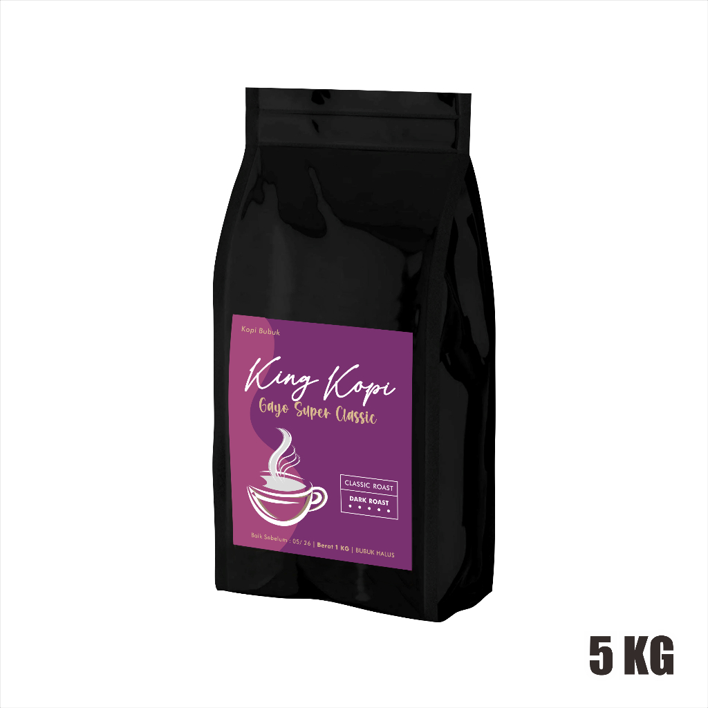

KING KOPI Robusta Gayo Super Classic 5 KG [Grosir]