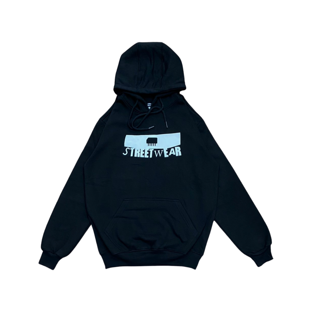 Blackid Hoodie Basic Streetwear Black