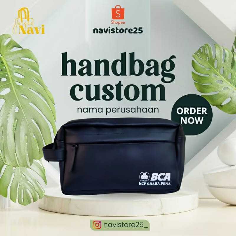 BEST SELLER Handbag Tas Tangan Custom Logo Bank Central Asia / Logo BCA Prioritas / Logo BCA