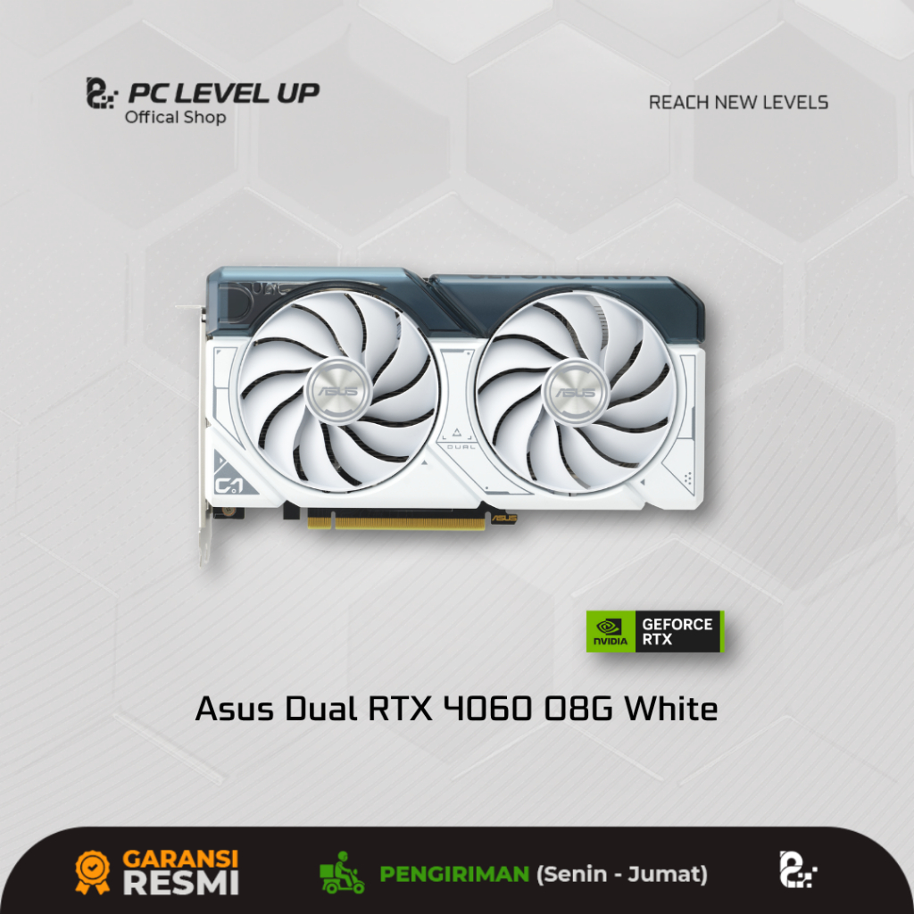 VGA Card ASUS Dual RTX 4060 O8G White
