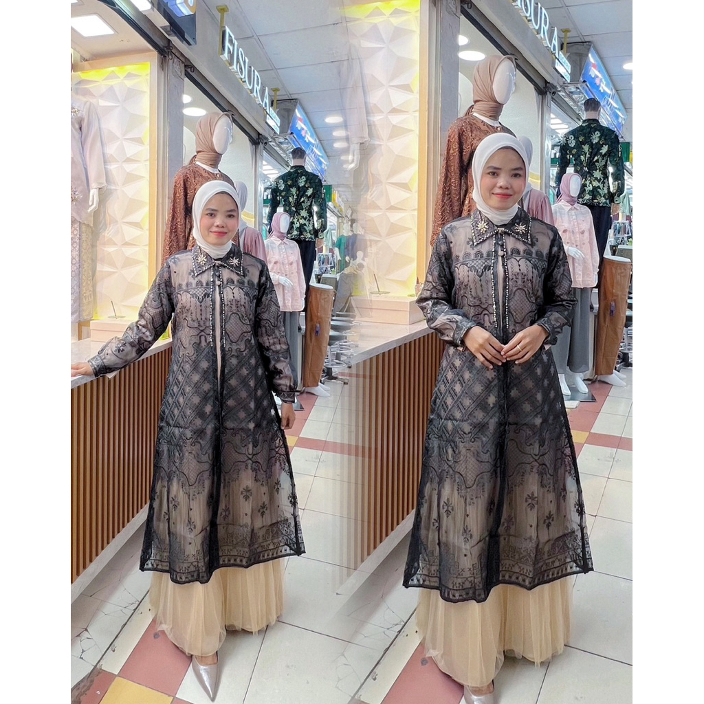 Chayra Dress/ Dress outer/ Dress pesta