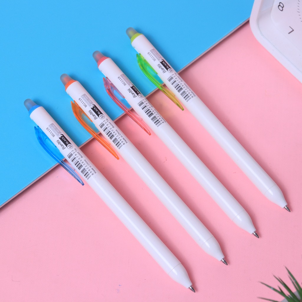

[Terminal Stationery 01] Bantex Pulpen Erasable 0.5 mm Tinta Hitam Dapat Dihapus Anti Macet BG1119