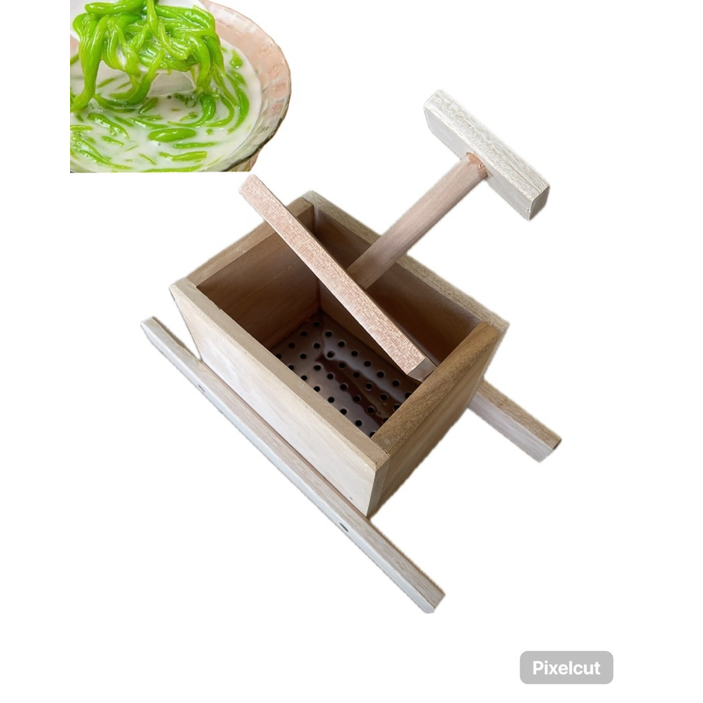 CETAKAN CENDOL KAYU JATI MAHONI