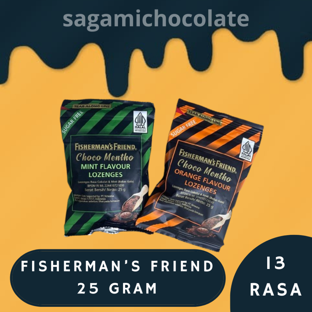 

NEW !!! Fisherman's Friend Choco Mentho Flavour Lozenges 25gr