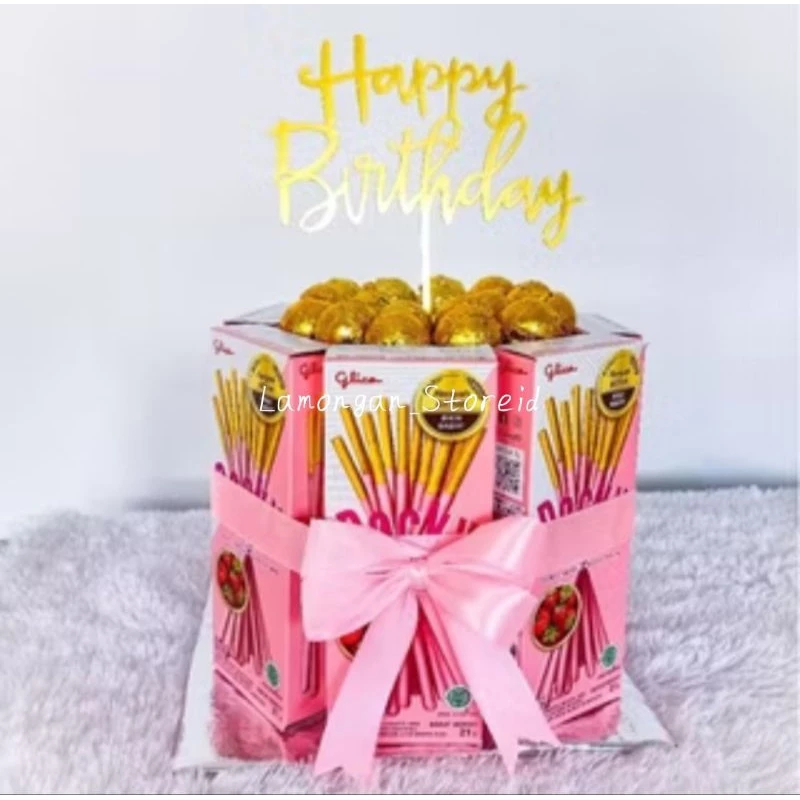 

Tart Snack Tower Pocky / Cake Snack Tower Viral Termurah / Kado Ultah Termurah / Kado Anniversary Termurah / Kado Wisuda Termurah