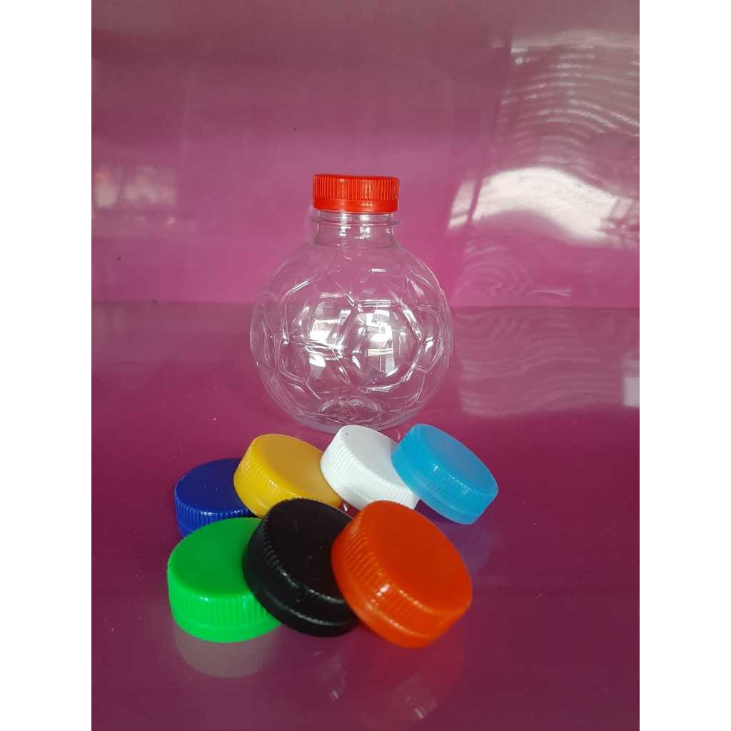 BOTOL BOLA 250ML/BOTOL PLASTIK TERBARU BOLA 250ML ISI 50PCS