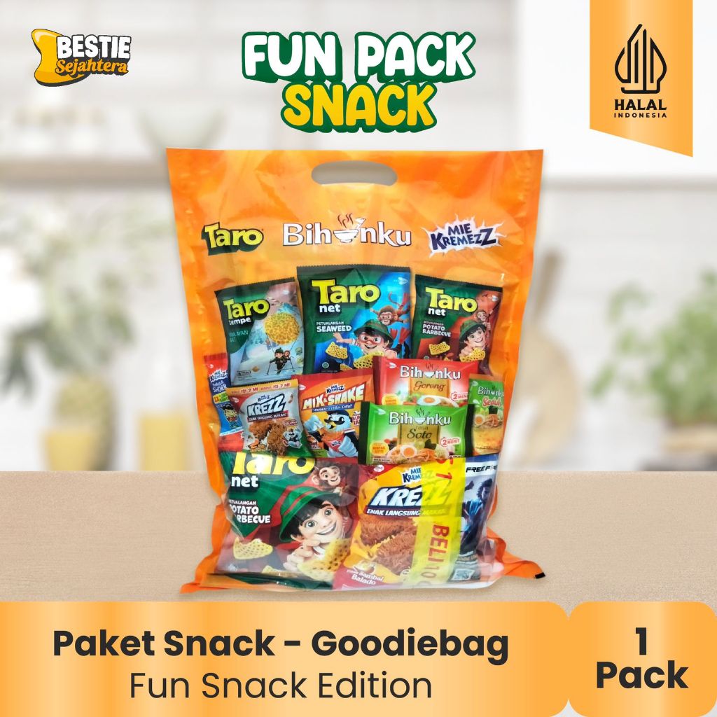 

Paket Fun Snack Birthday Edition - Paket Hampers Anak - Paket Ultah - Free Kartu Ucapan