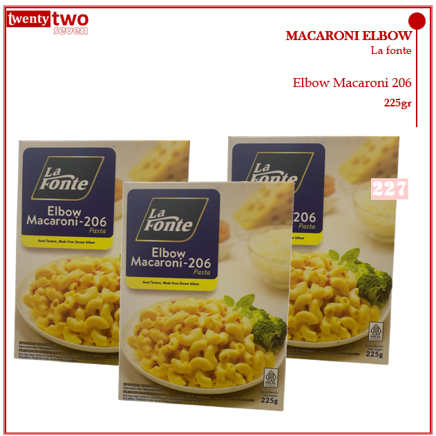 

Lafonte Macaroni Makaroni206 Elbow 225gr