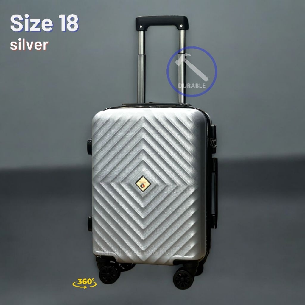 KOPER POLO 18" DAN 22  INCH KOPER KABIN KOPER FIBER KOPER RODA PUTAR RODA 4 KOPER MURAH KOPER MULTIF