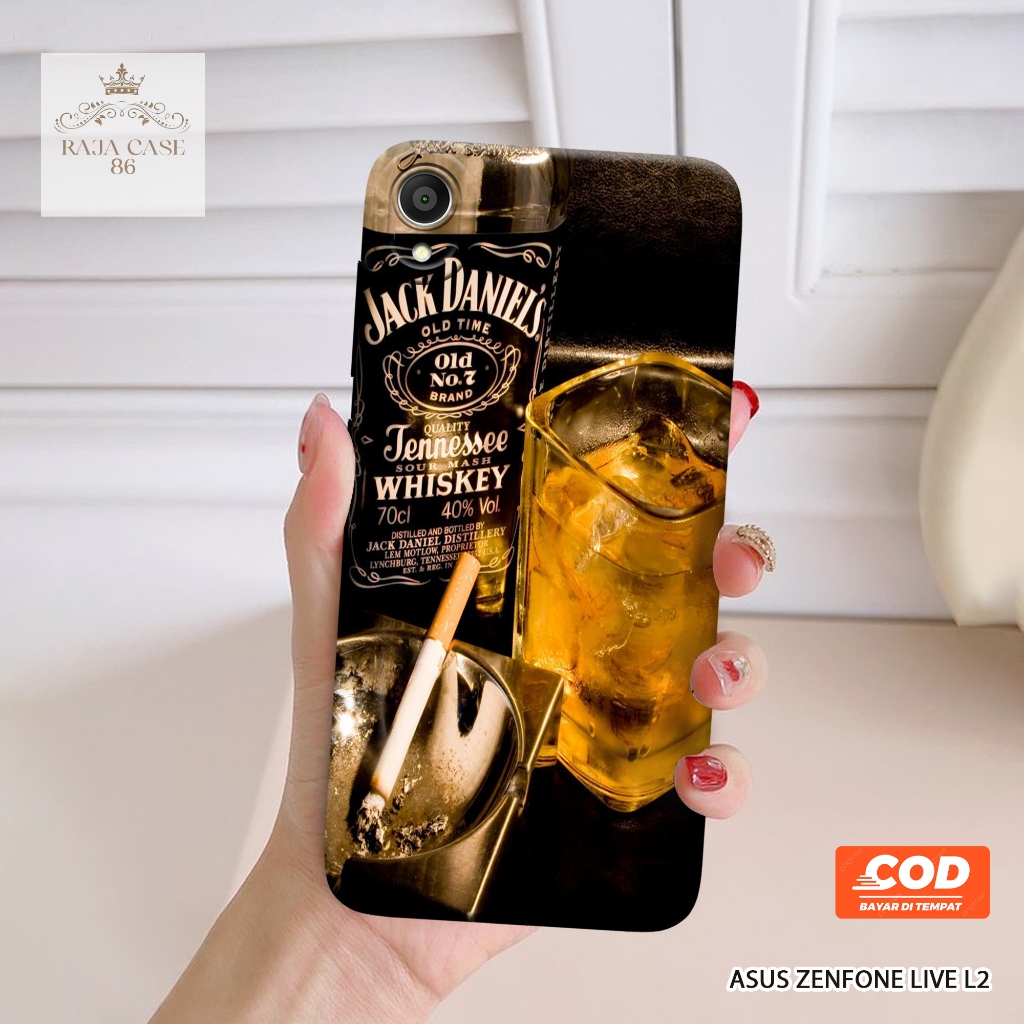 Case Asus Zenfone Live L2 - Rajacase - casing Asus Zenfone Live L2 - Motif case Minuman - Pelindung 