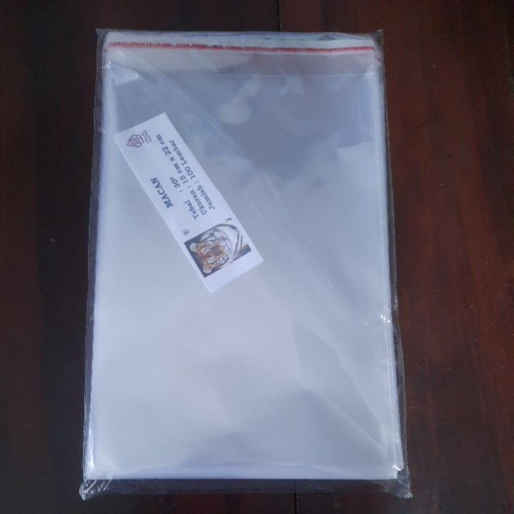 Plastik OPP Undangan 15x22 / OPP Kantong 15x22
