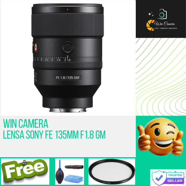 Lensa Sony FE 135mm f1.8 GM / Lensa Kamera Sony / Lensa Camera Sony / Lens Kamera Sony / Lens Camera