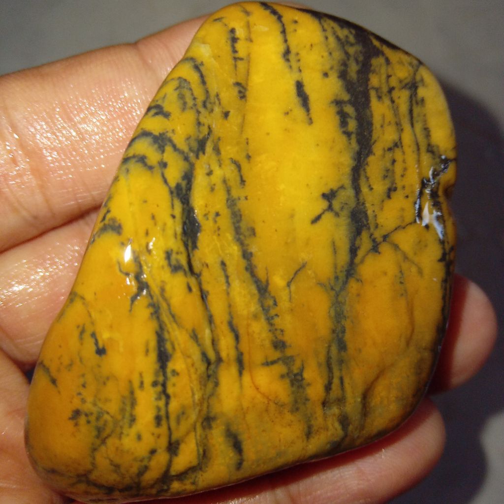 Natural Batu Pirus Kuning Sumatera Unik Langka