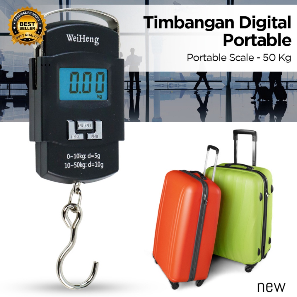 KODE H72D Timbangan Gantung Digital 5kg Timbangan Gantung Digital untuk Koper 5kg Timbangan Gantung 