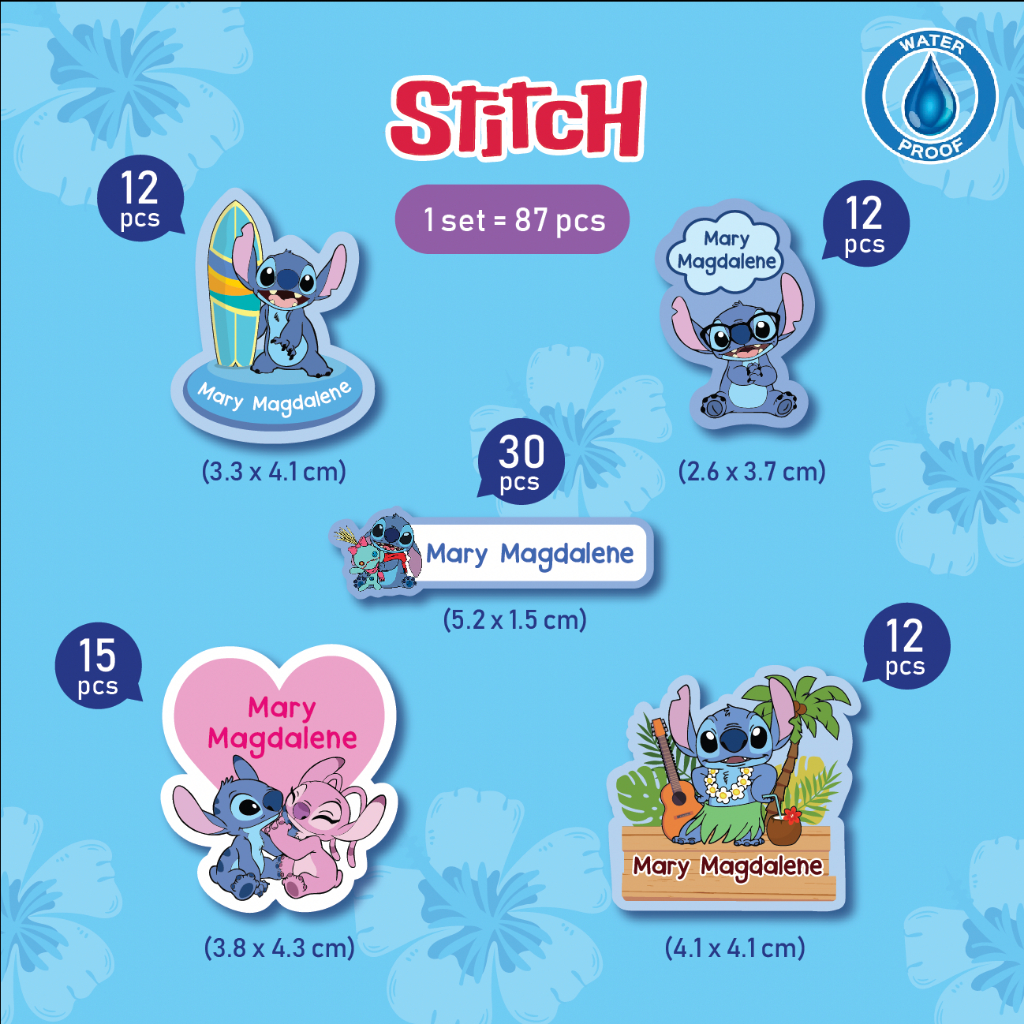 

Stiker Custom Nama Anti Air Waterproof/ Label nama karakter/Stiker Premium Harga Murah Anti Luntur