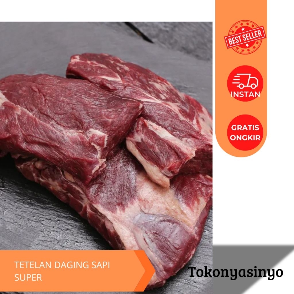 

Tetelan Daging Sapi Super 1kg — Fresh & Berkualitas!