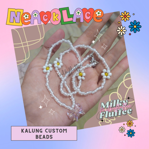 necklace beads kalung Beads Custom manik kpop korea