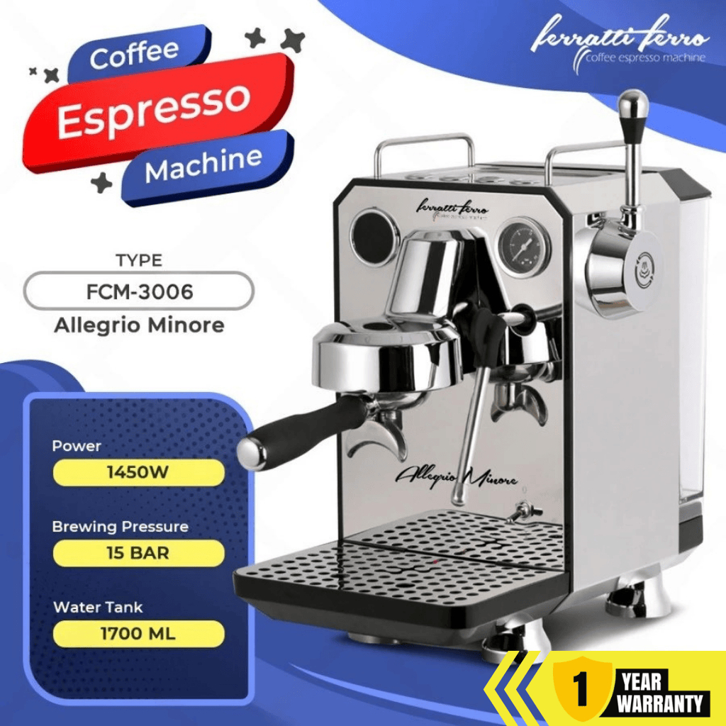 Ferratti Ferro Espresso Machine FCM-3006 Allegrio Minore