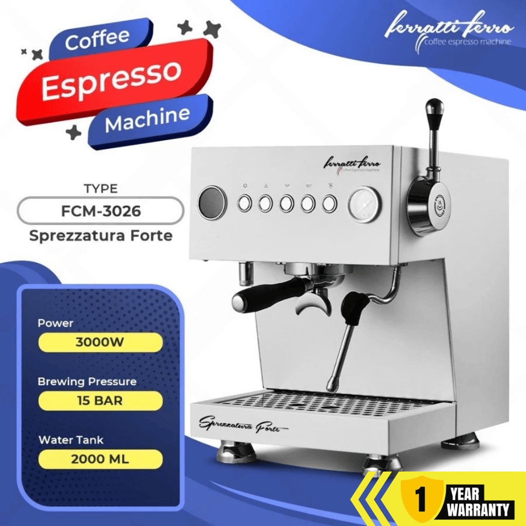 Ferratti Ferro Espresso Machine FCM-3026