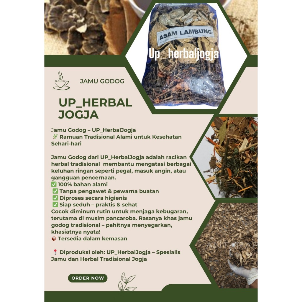 

JAMU GODOG, JAMU HERBAL, PAHITAN ASAM LAMBUNG