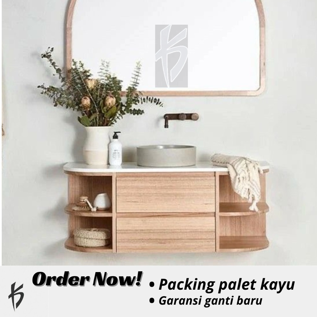 Kabinet wastafel lemari wastafel kamar mandi rak kamar mandi