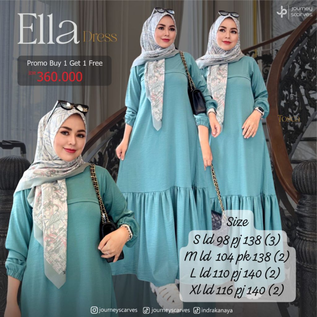 ELLA DRESS JOURNEY SCARVESS