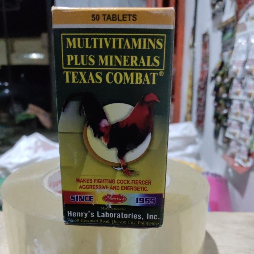 Texas Combat Multivitamin Plus Mineral Doping ayam laga