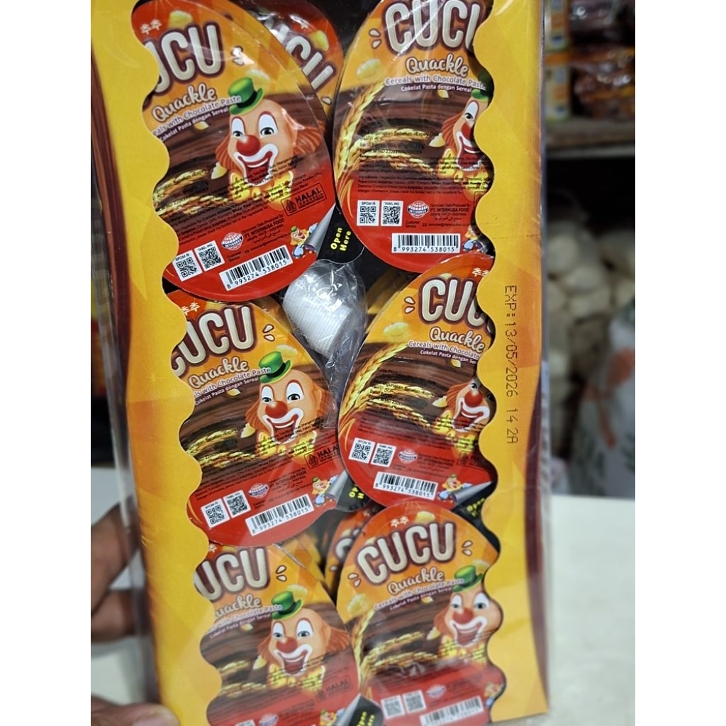 

Snack anak anak cokelat CUCU