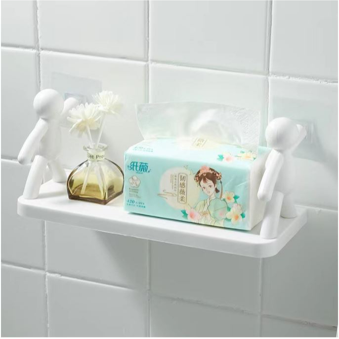 Rak Dinding Tempel Boneka Hiasan Dinding Rak Tempel Susun Minimalis Ambalan Dinding Gantung Serbagun