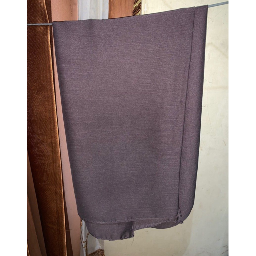 (preloved) pashmina silk taupe