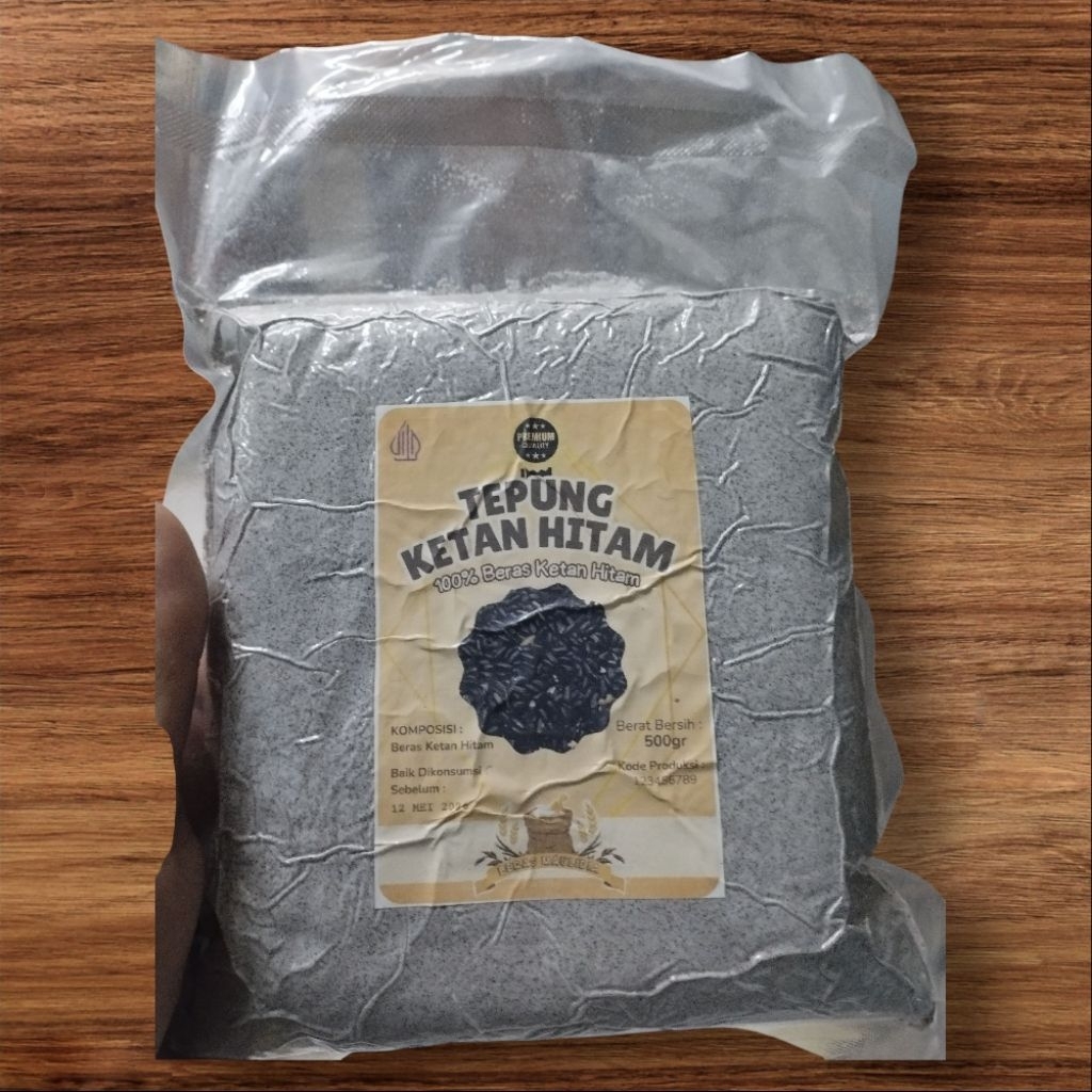 

TEPUNG,,KETAN..HITAM..100%,ASLI,TANPA,CAMPURAN,KEMASAN,500G
