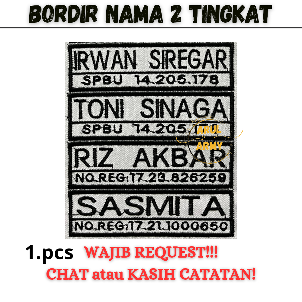 BORDIR NAMA SATPAM SECURITY TIMBUL KOMPUTER BIASA LOGO SATPAM LENGKAP BORDIRAN SATPAM KUMPLIT