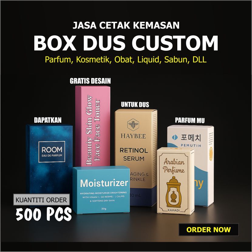 

Custom Dus Kosmetik Skincare Eksklusif – Bikin Brand Kamu Makin Mewah!