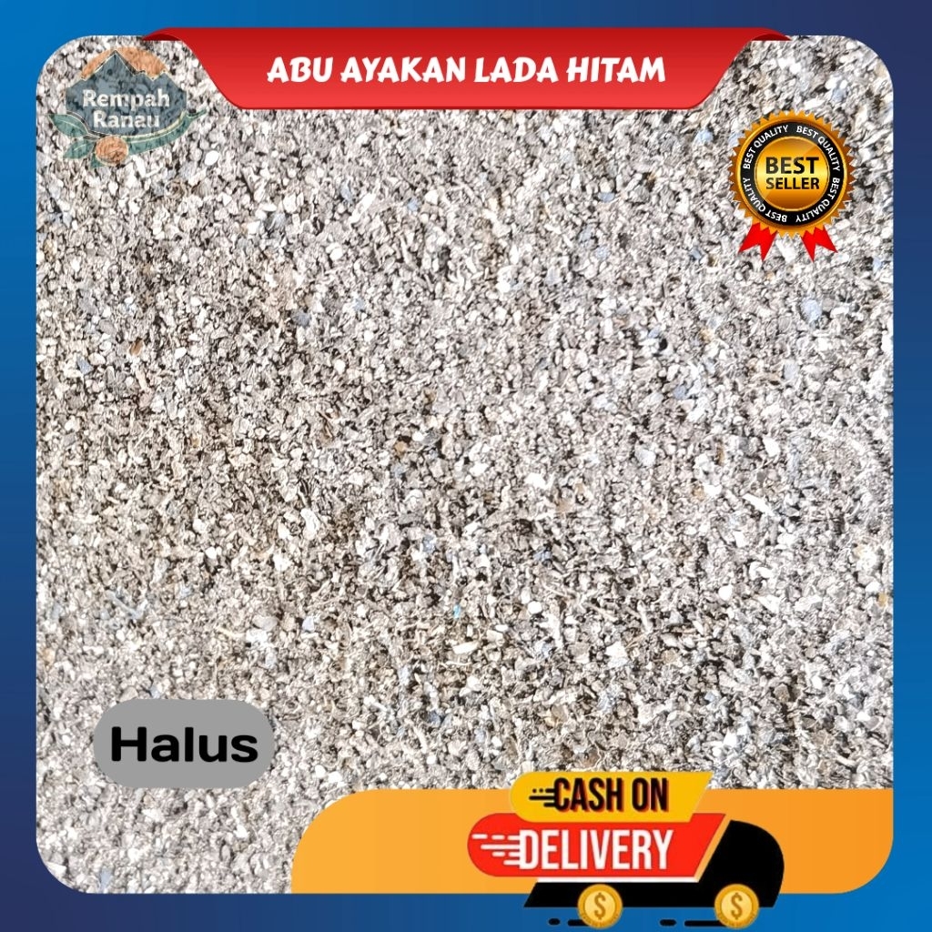 

Abu ayakan lada hitam halus 1kg | Serbuk murni ayakan lada hitam