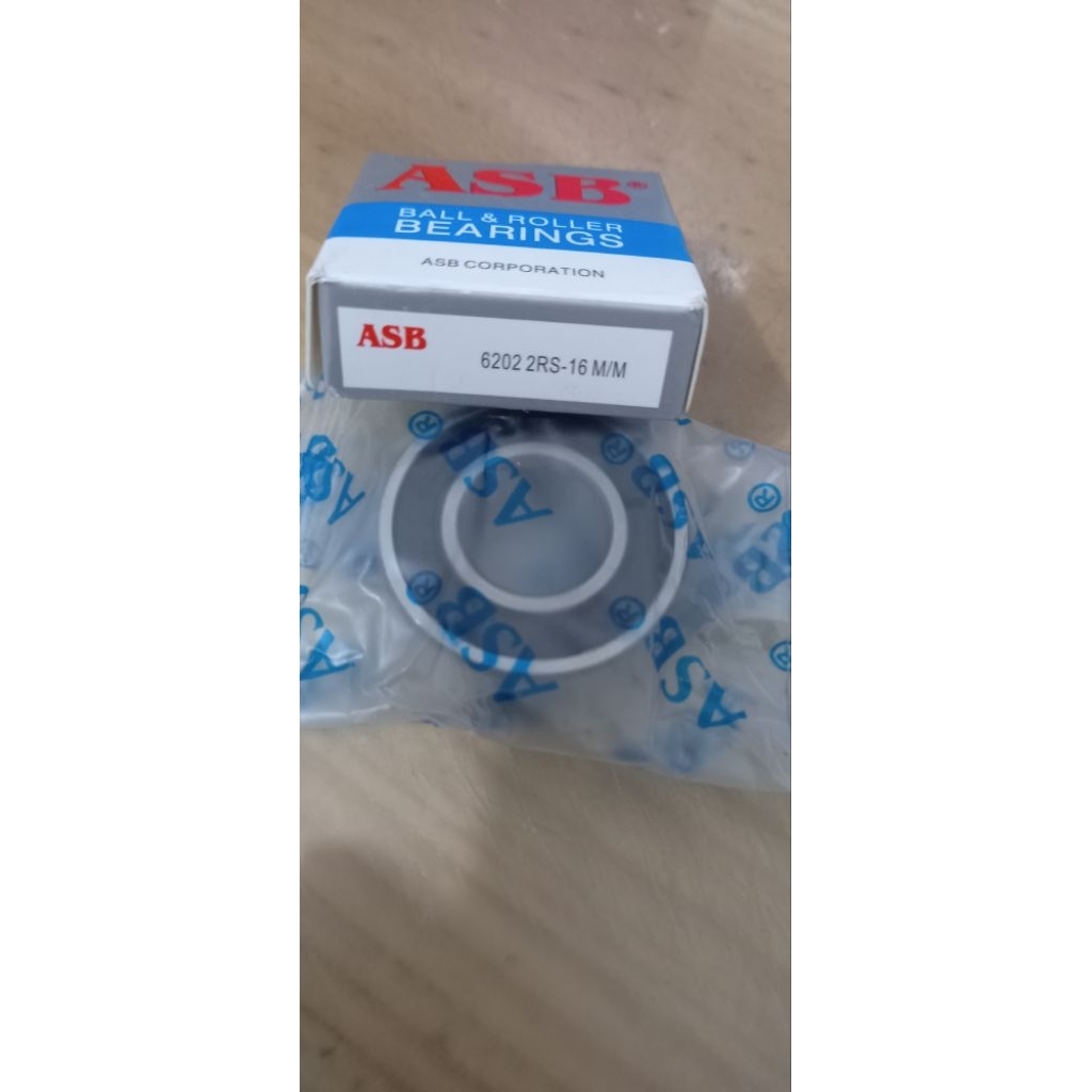 Ball bearing 6202 2RS -16 ASB (16mm)