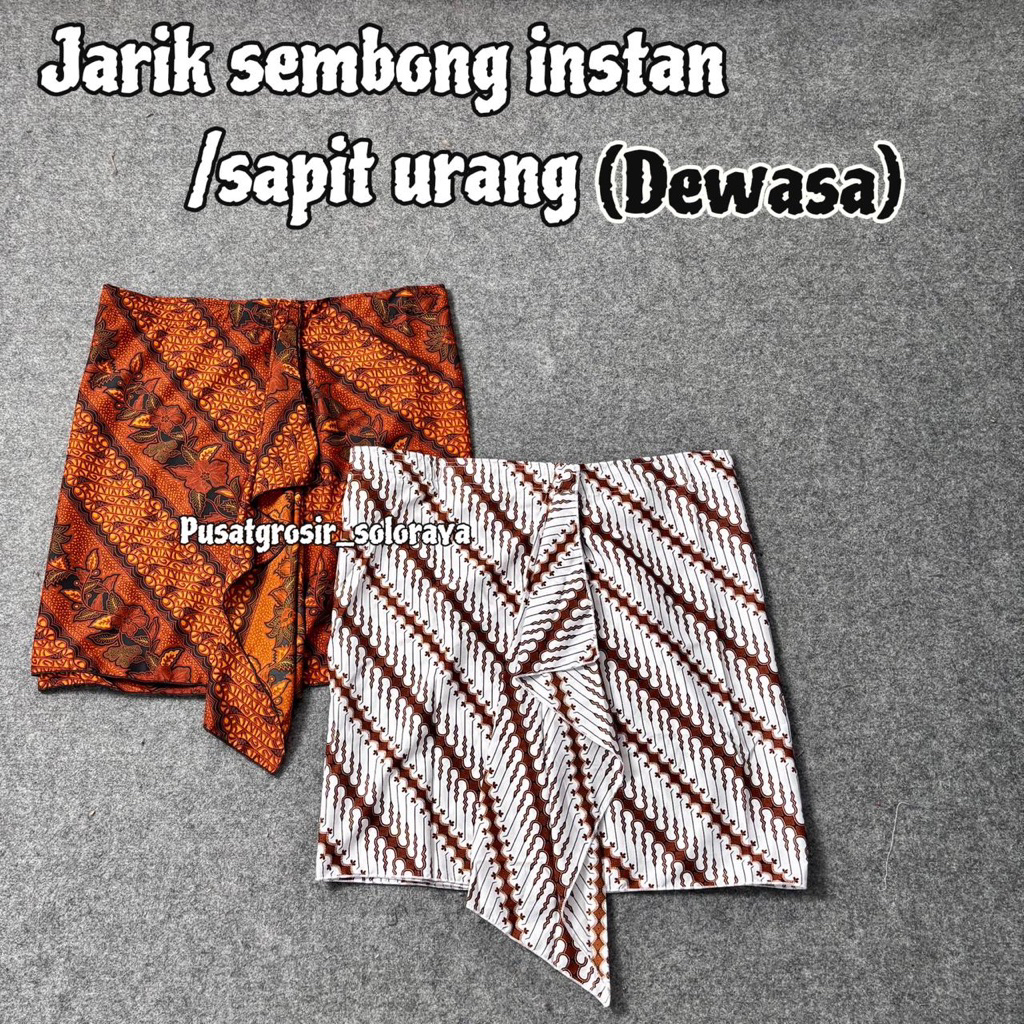 Jarik sembong/Sapit urang instan