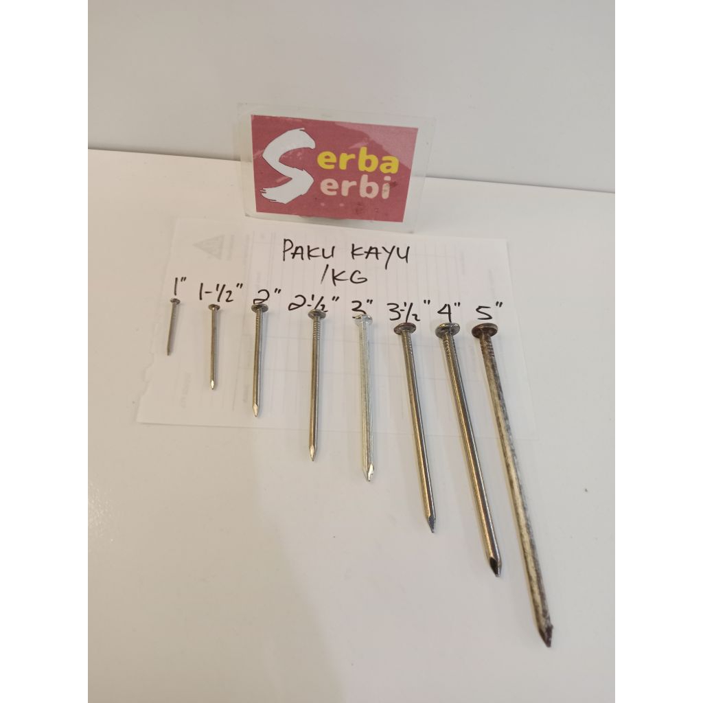 */1KG PAKU KAYU*Paku kayu serbaguna iron nails