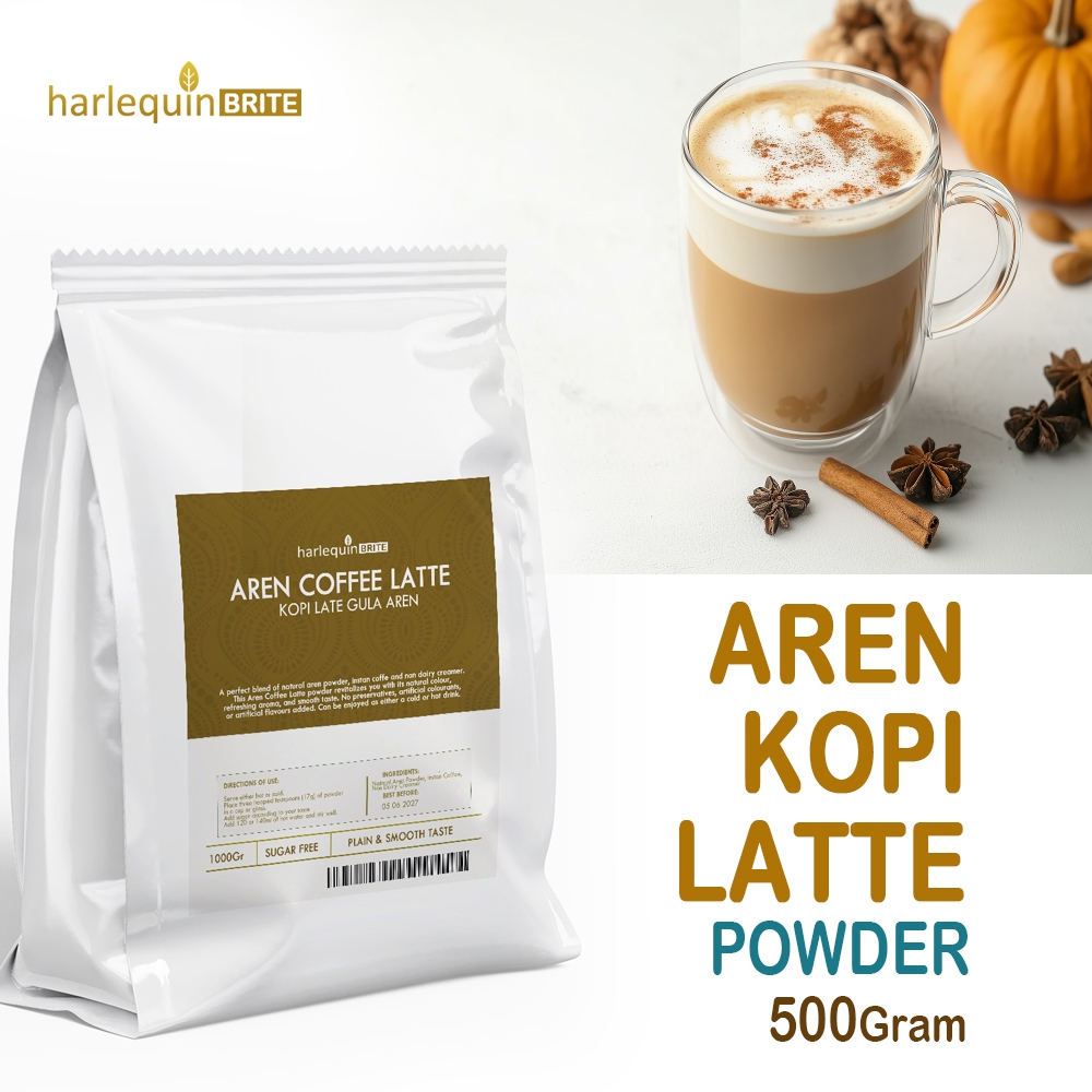 

Britefood Aren Kopi Latte Powder 500Gram Instan
