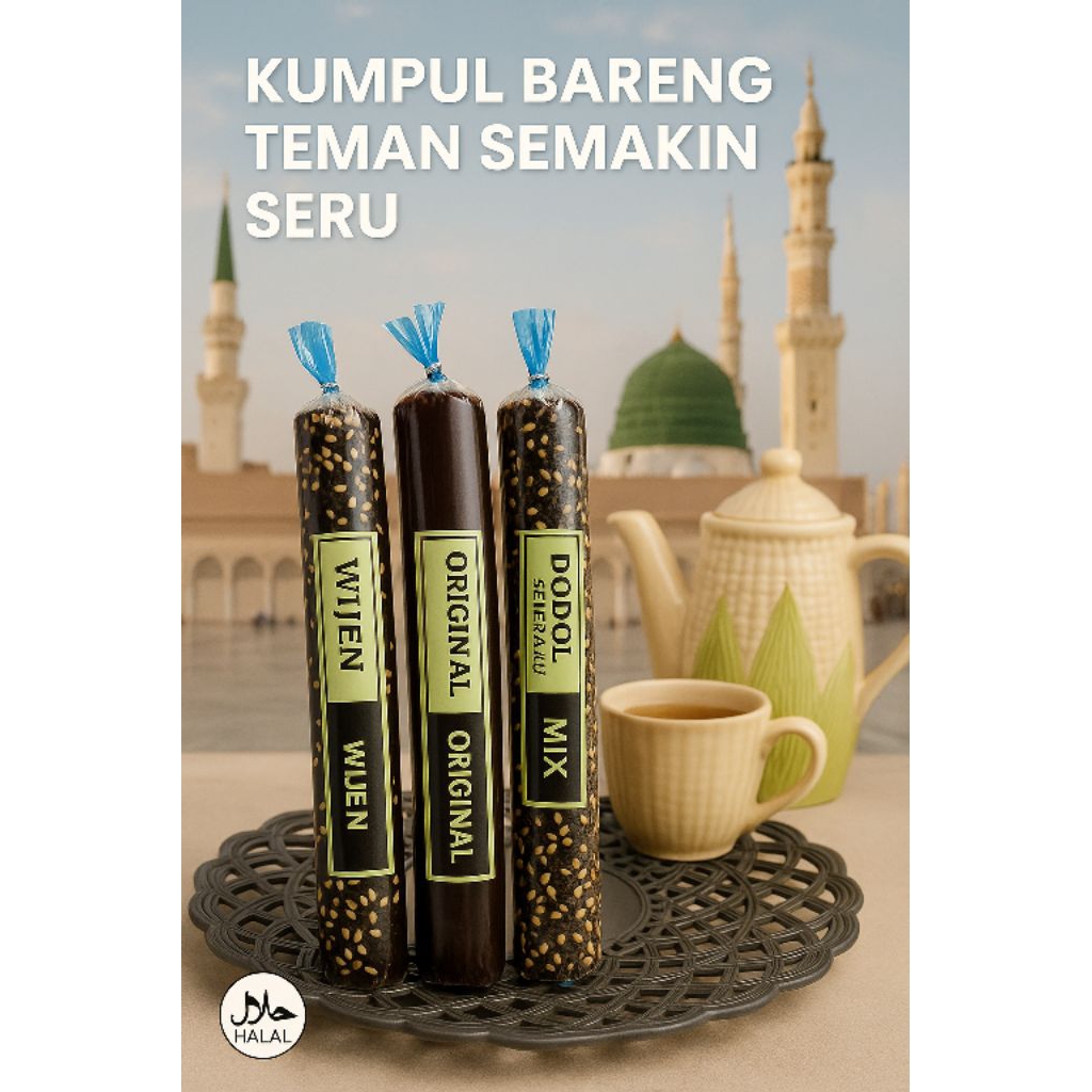 

TERLARIS..!!!DODOL tenjo Seleraku, 1kg varian Rasa