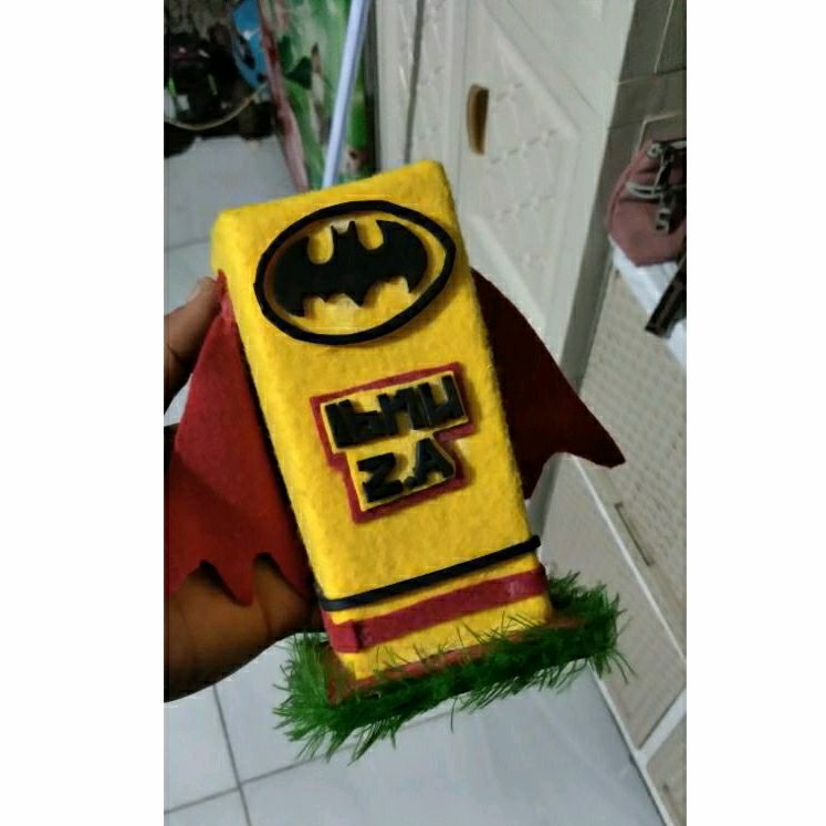 

kerajinan tangan tempat pinsil pensil bahan kardus dan kain flanel kertas origami dll