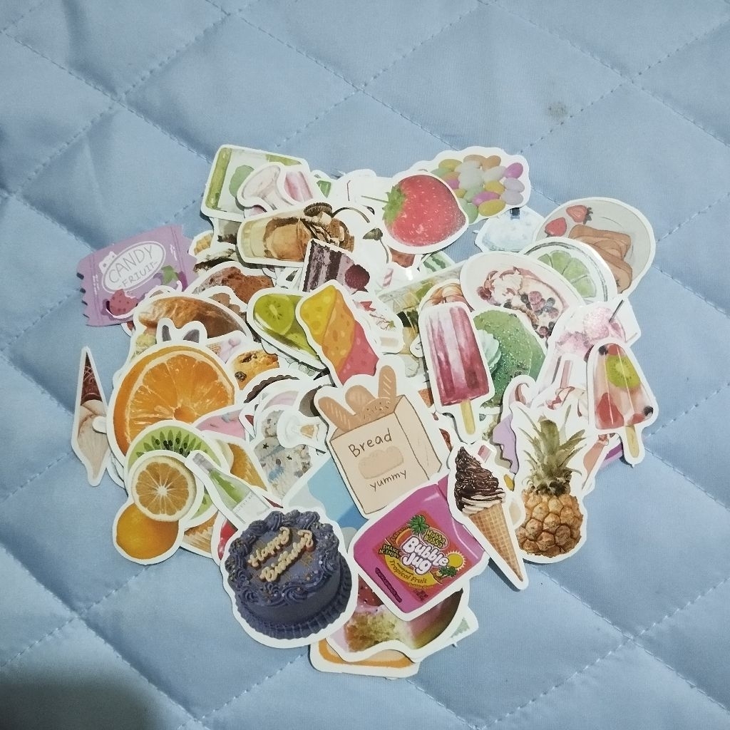 

10 PCs Sticker makanan minuman