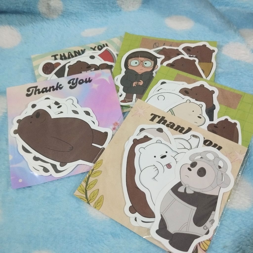 

Sticker we barebears isi 5 pcs